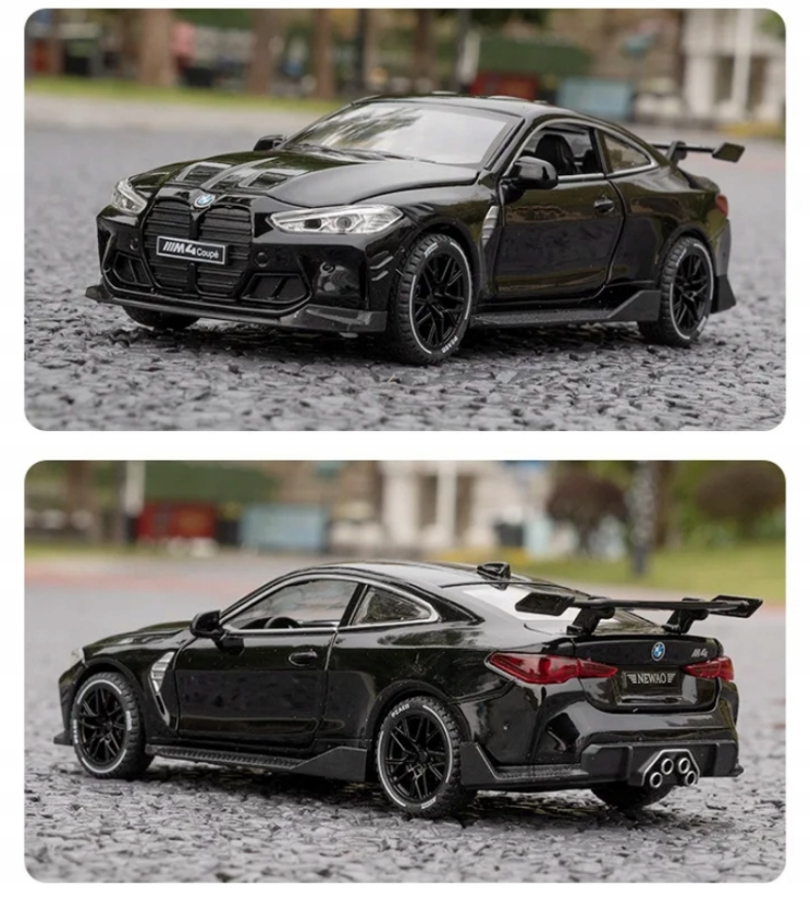 BMW M4 1:32 OTWIERANE DRZWI + ŚWIATŁA + DŹWIĘK